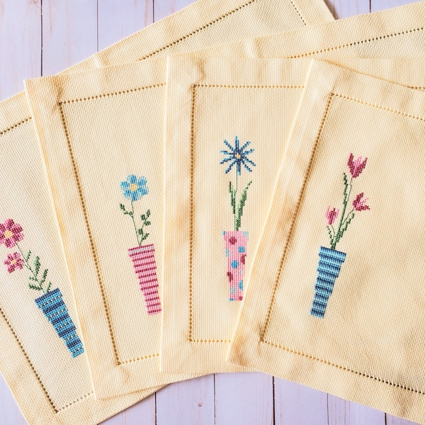 Embroidery Placemats Etsy