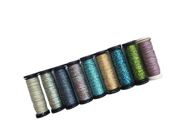 Kreinik No.4 Trenza Metálica Muy Fina, 12 Yardas, Medianoche