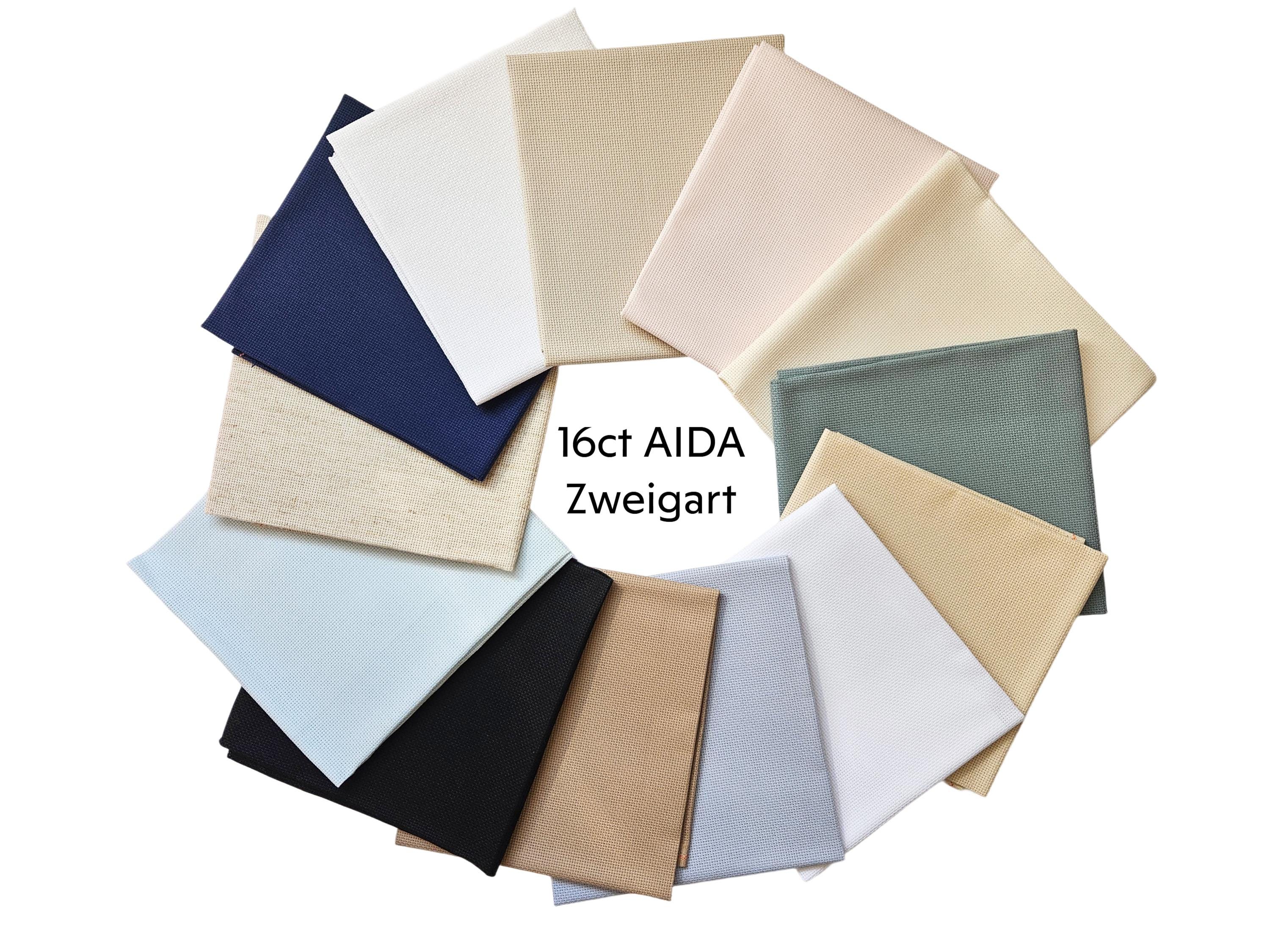 ★RIETI★ LIGHT GRAY AIDA RT 2016 C2 16ct ZWEIGART Aida Fabric for Cross Stitch - Available in
