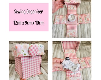 Sewing Organizer Square by Mdm Samm Originals/ Sewing Storage, Embroidery Organizer, Sewing Gift, Sewing Themed Gift