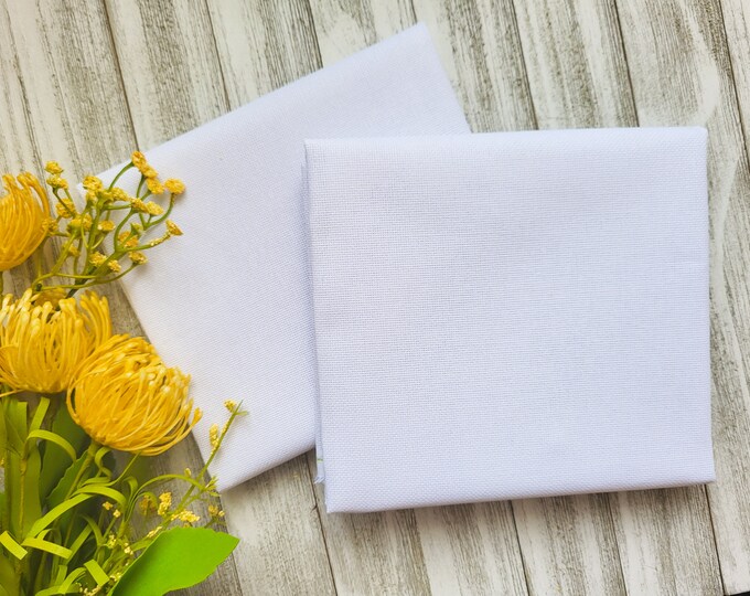 22 Count AIDA Fabric hardanger 19x19 or 39 X 59 White AIDA/ Fabric to Stitch/ Cross Stitch