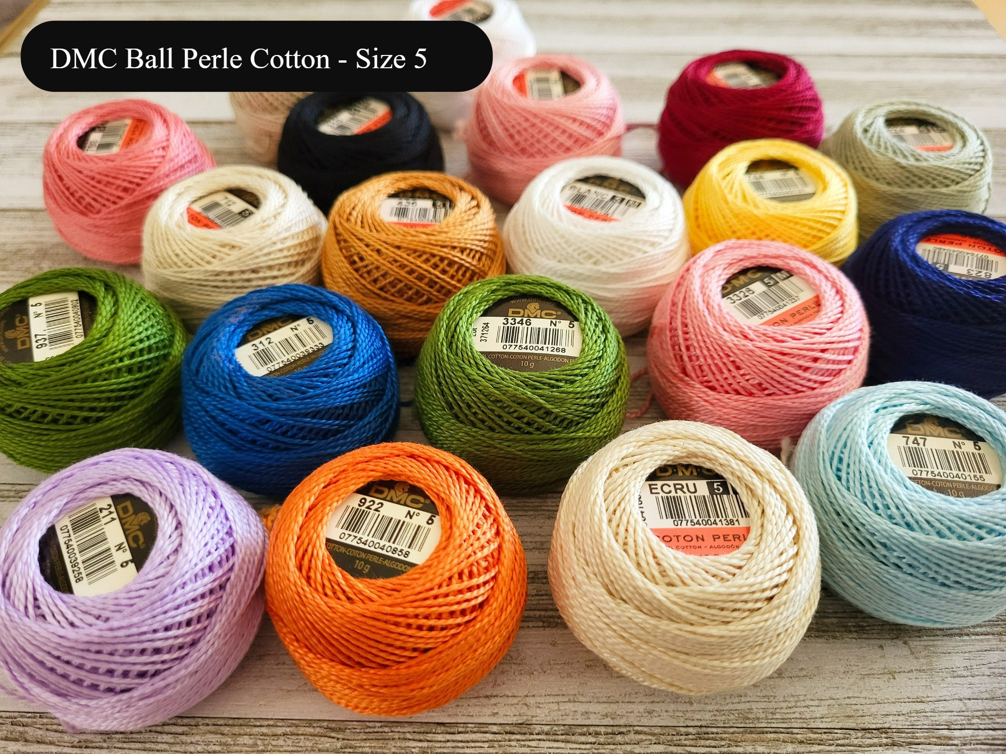DMC Pearl Cotton Ball Size 8 87yd-White Tin, 1 - Pick 'n Save