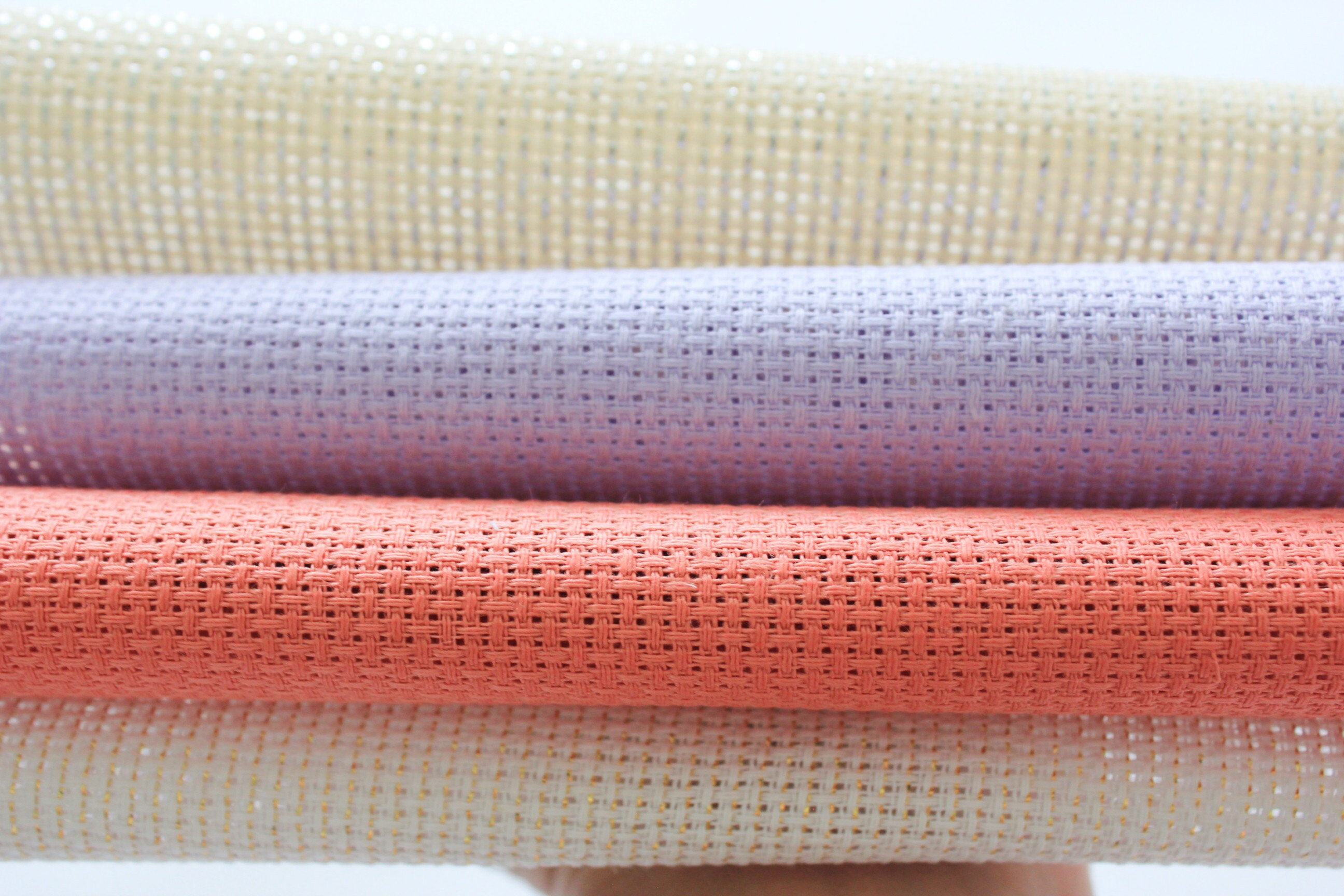 Set 8 AIDA Fabric Cut 7 x 7 AIDA 11 count Cross Etsy