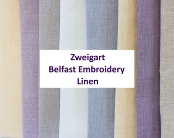 32ct ZWEIGART Belfast Linen/ Evenweave Linen/ Linen to Cross Stitch/ Linen to Embroidery/ Linen Zweigart/ Counted Linen/ Needlework Linen