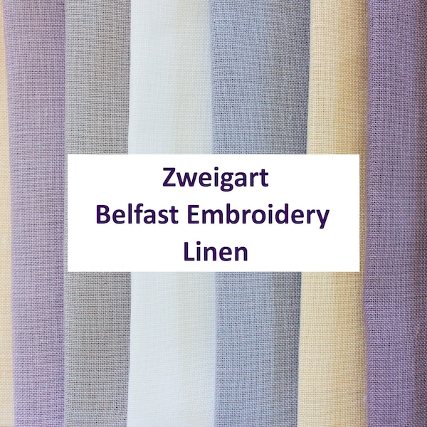 32ct ZWEIGART Belfast Linen/ Evenweave Linen/ Linen to Cross Stitch/ Linen to Embroidery/ Linen Zweigart/ Counted Linen/ Needlework Linen