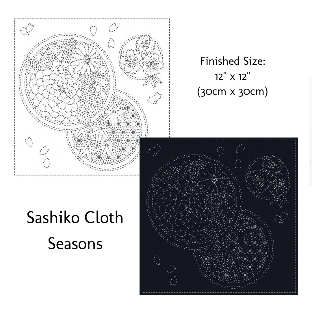 Japanese Sashiko Fabric by the Half Yard, Sashi-ori sashiko Weave