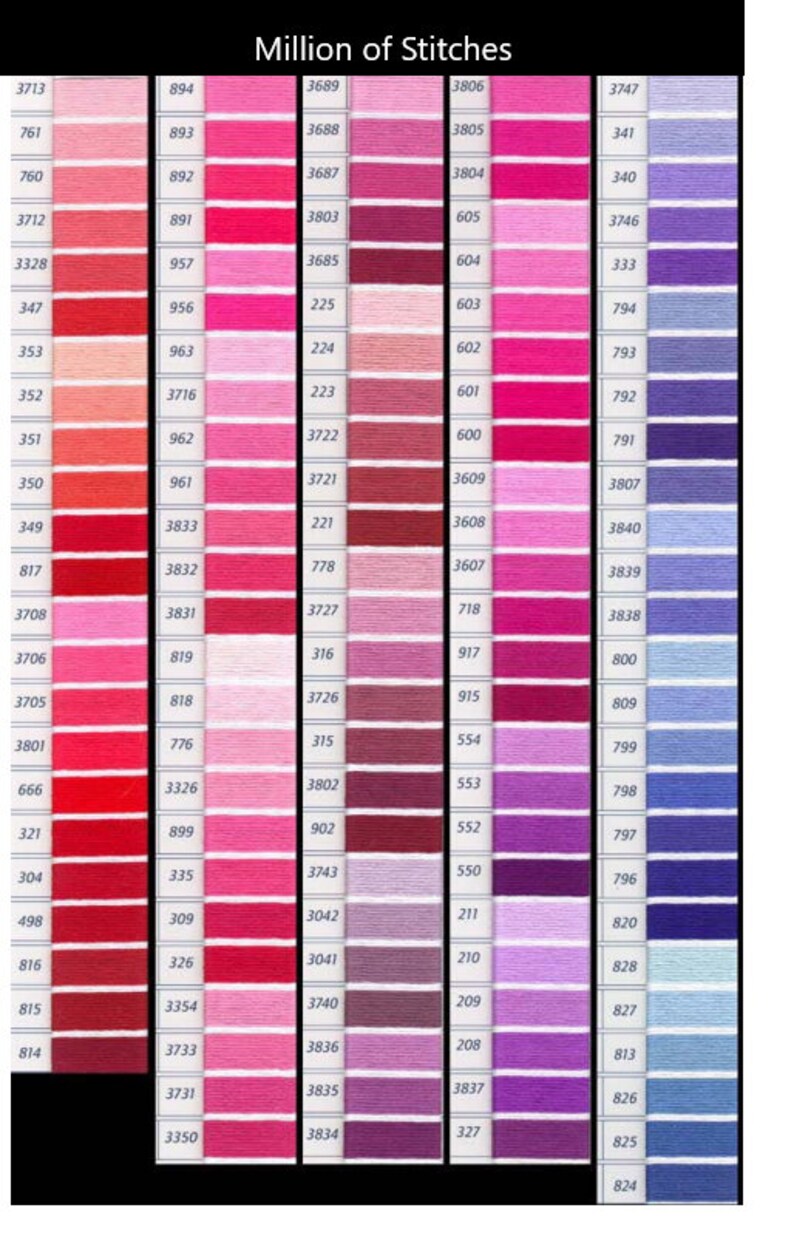 DMC Embroidery Floss art. 117 Pick Your Color and Quantity Etsy Australia