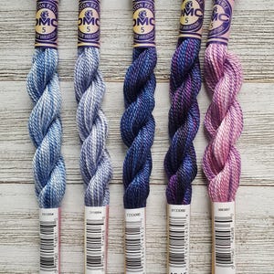 DMC Pearl Cotton Size 5 – Variegated Embroidery Thread, 27 yds image 9