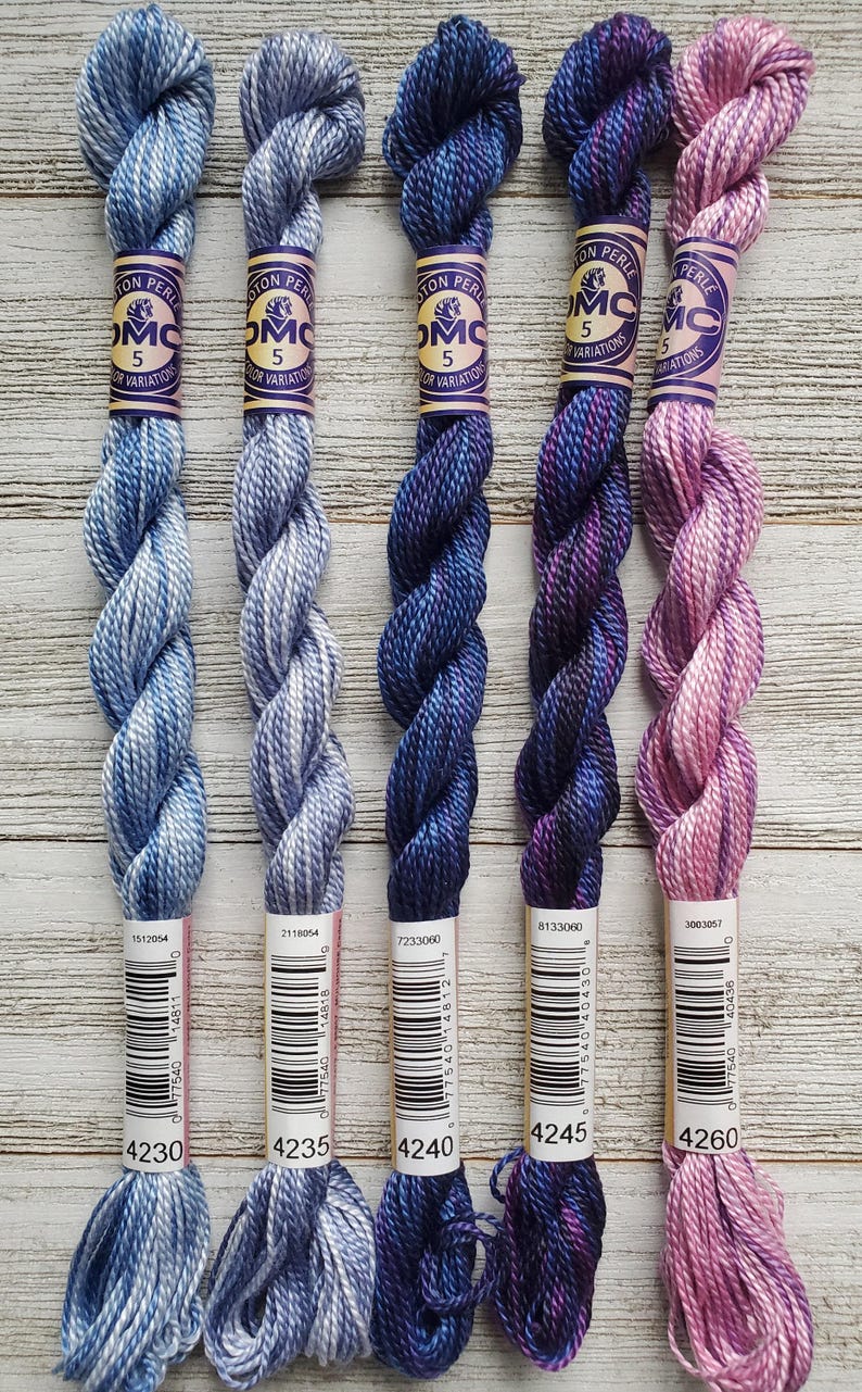 DMC Pearl Cotton Size 5 – Variegated Embroidery Thread, 27 yds image 9