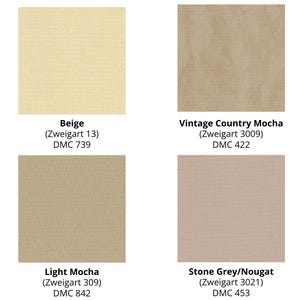 Tessuto Aida 18ct di ZWEIGART - Disponibile nei formati 18" x 21" o 36" x 42" / Tessuto per ricamo a punto croce / AIDA 18 count immagine 4