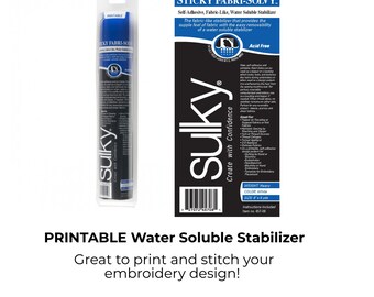 Paper Solvy Soluble Stabilizer - Etsy