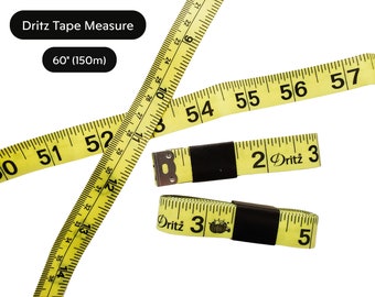 Tape Measure 60" (150cm), Measuring Tapes, Sewing Notions, Dressmaking, Sewing Supplies, Sewing Essentials, Quilting, Plastic Measuring Tape