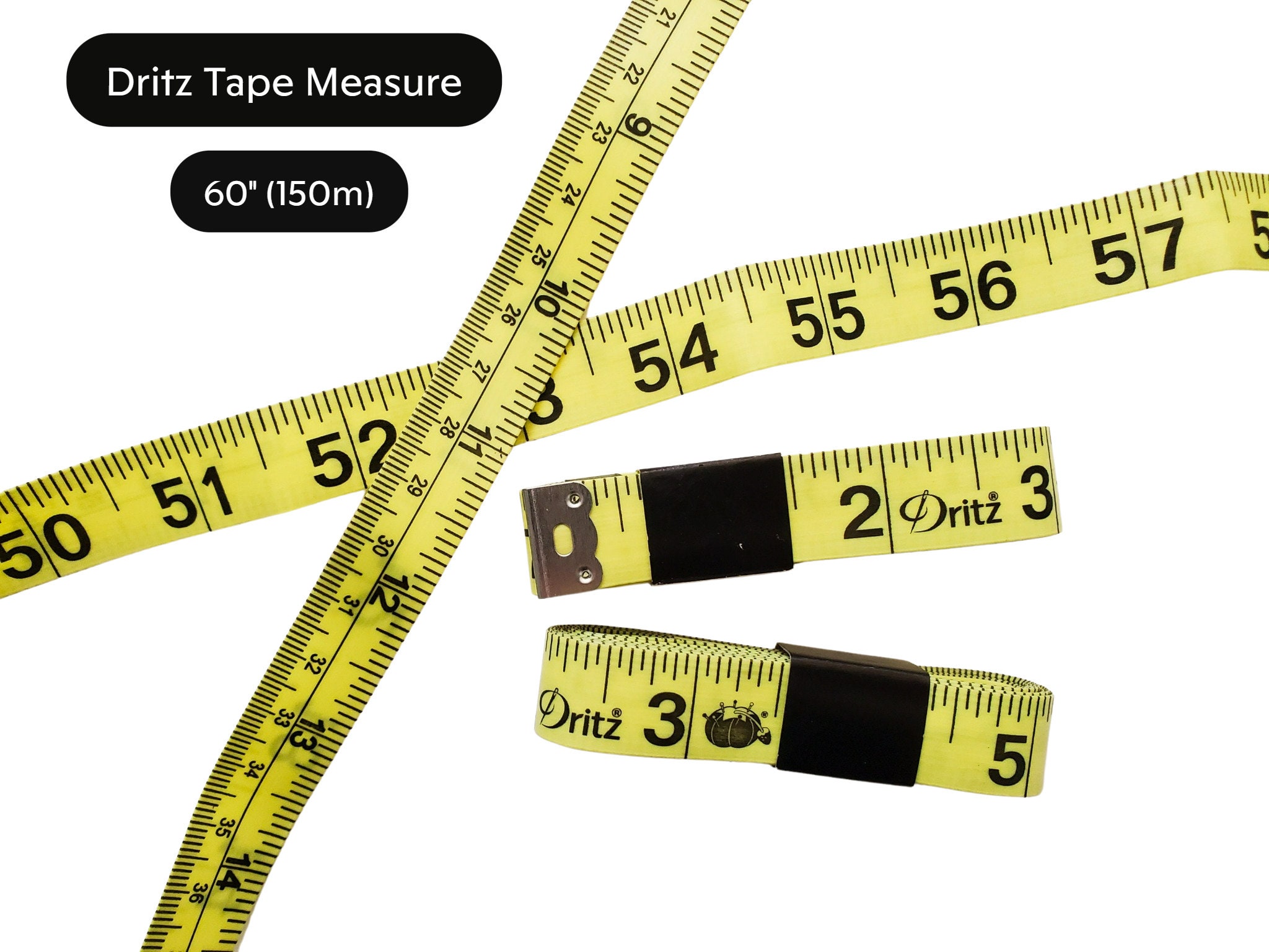 60 Inch Pink Personalised Sewing Tape Measure Cute Soft Flexible
