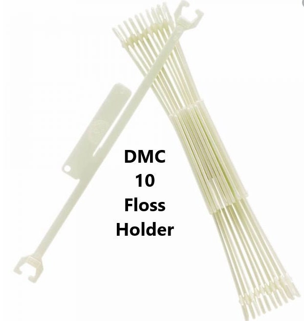 3-ring Binder Thread Organizer, 16 Hole, Organizer Bar Insert for DMC Floss,  Threads and Craft Fibers 