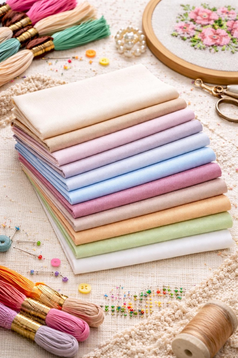 32ct ZWEIGART Lugana (Murano)/ Evenweave Fabric/ Fabric to Cross Stitch - Available in 18" x 13", 18" x 27" and by the Yard image 1