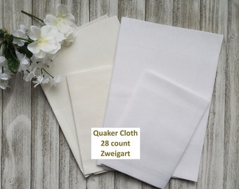 28ct Quaker (Bantry) Linen Zweigart Embroidery Cloth, Embroidery Fabric, Needlework Cloth, Linen Fabric to Stitch, Embroidery Linen Cloth