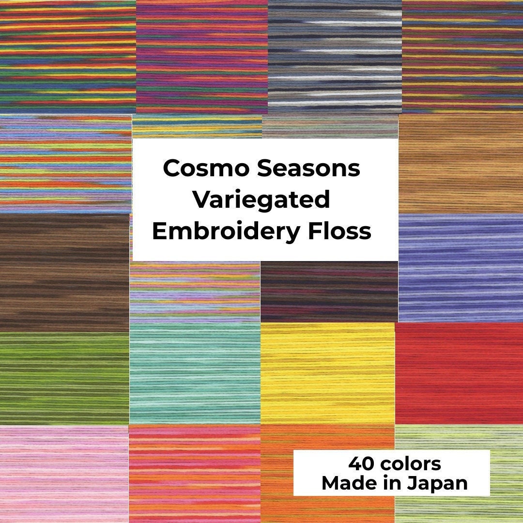 Hand Embroidery Floss - Cosmo Seasons Variegated #8008
