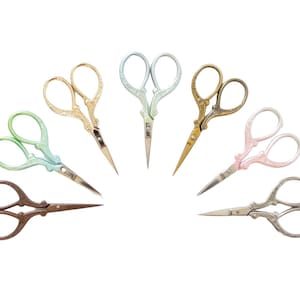 Small Embroidery Scissors, Pink Scissors, Rainbow Scissors, Green Scissors, Blue Scissors, Craft Scissors, Cross Stitch Scissors
