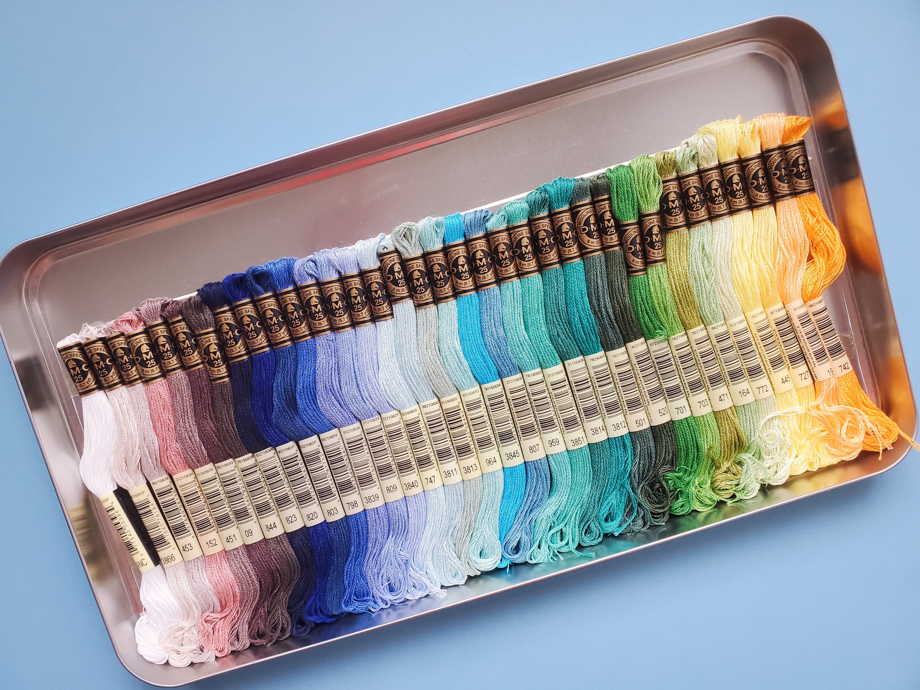  DMC Embroidery Floss, Scenic Tin Collection, 35 Colors