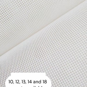 Mesh Interlock Mono 10ct / 12ct / 13ct / 14ct / 18ct Zweigart (604) Also called Zweigart Twist Canvas - Color White