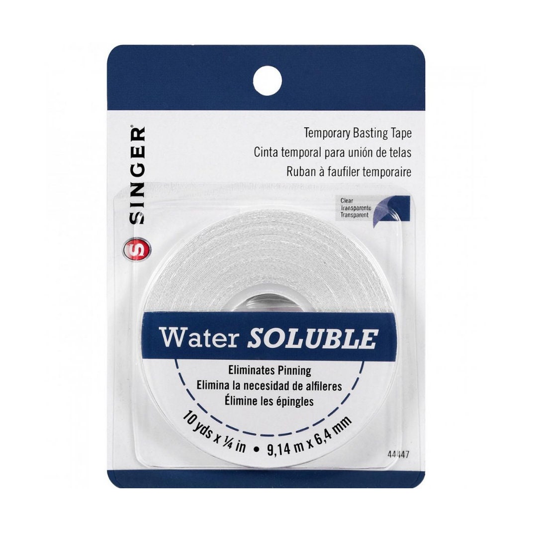 Water Soluble Basting Tape 10yds X 1/4 by Singer, Proseries Temporary Basting Tape 44447DS