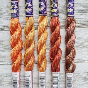 DMC Pearl Cotton Size 5 – Variegated Embroidery Thread, 27 yds image 6