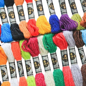 DMC Mouliné Étoile Shimmer Embroidery Floss, Shiny Cotton Thread (8.7 yards)