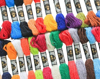 DMC Mouliné Étoile Shimmer Embroidery Floss, Shiny Cotton Thread (8.7 yards)
