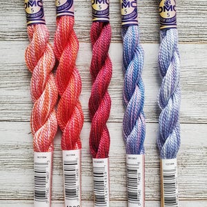 DMC Pearl Cotton Size 5 – Variegated Embroidery Thread, 27 yds image 8