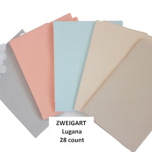 28ct ZWEIGART Brittney Lugana, Embroidery Cloth, Embroidery Fabric, Needlework Cloth, Cross Stich Fabric, Lugana Fabric,Fabric to Embroidery