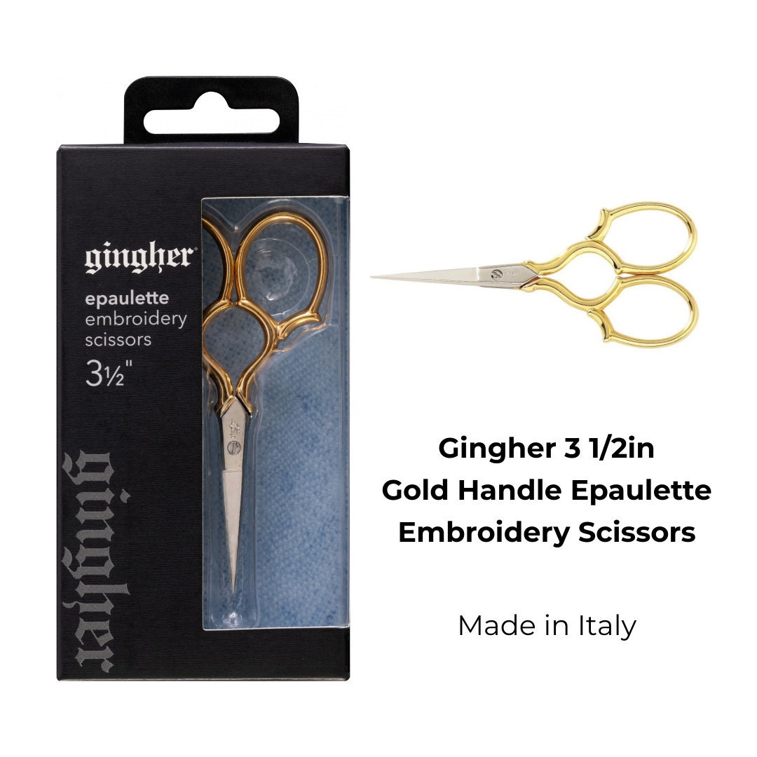 Gingher Double Curved Embroidery Scissors 3.5