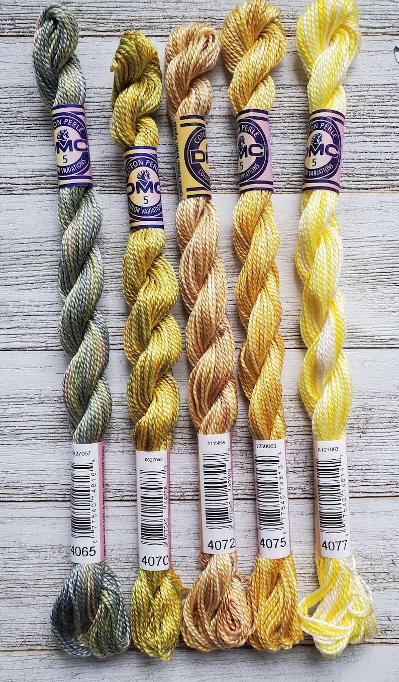 DMC Pearl Cotton Size 5 – Variegated Embroidery Thread, 27 yds image 4