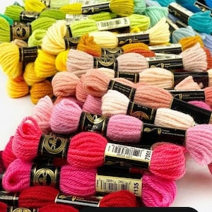 DMC Tapestry Wool Art 486 - You Pick the Colors, DMC Thread, Tapestry Thread, EDMC 4-plyTapestry Wool, Dmc Tapestry Floss, Tapestry Yarn