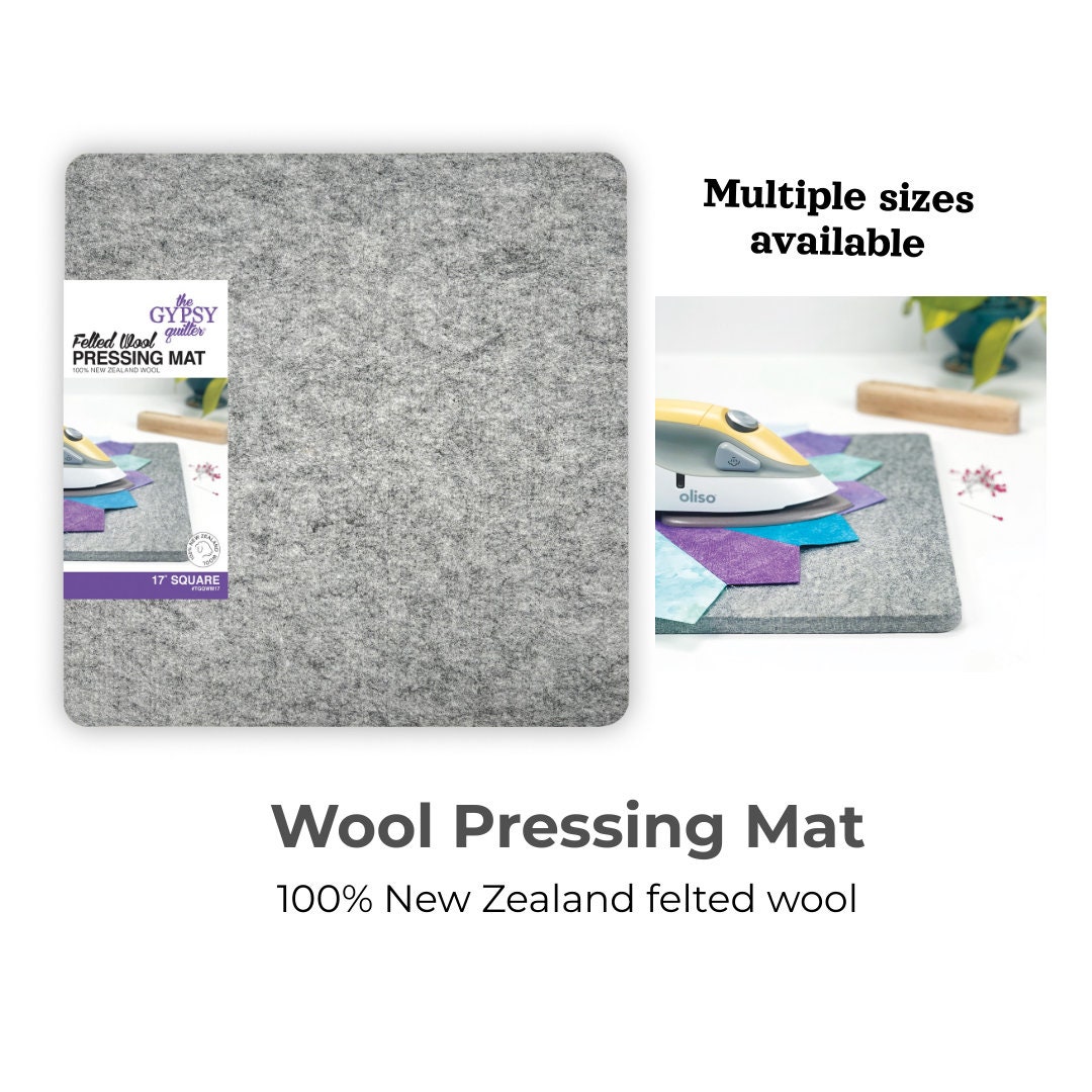 17 x 24 Wool Ironing Mat - 100% New Zealand Wool Pressing Pad, Great