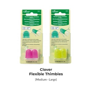 Clover Flexible Rubber Thimble-Medium