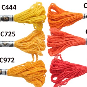 DMC Mouliné Étoile Shimmer Embroidery Floss, Shiny Cotton Thread (8.7 ...