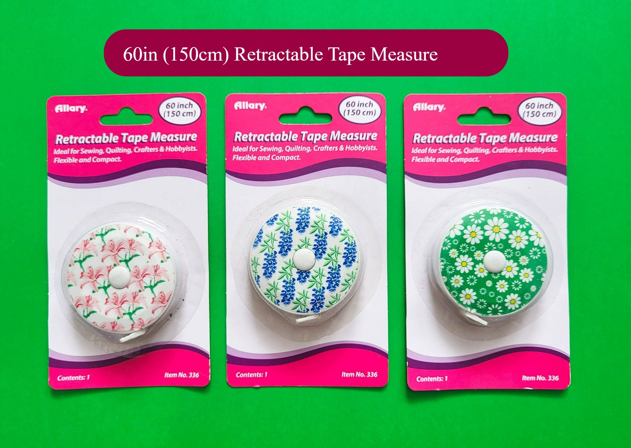 Sewing Measuring Tape by Allary, 60 Tape Measure for Sewing