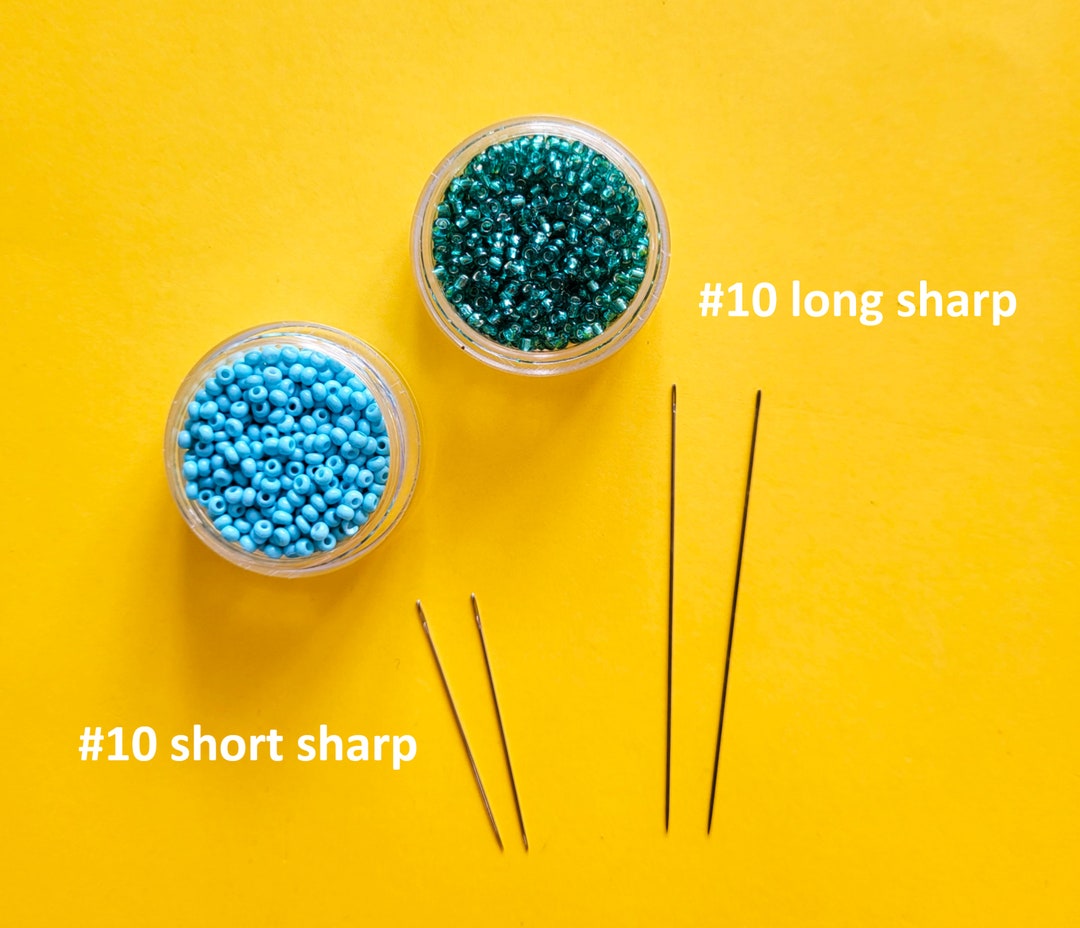 Mill Hill Pack 2 10 Short or Long Sharp Beading Needles, Embroidery