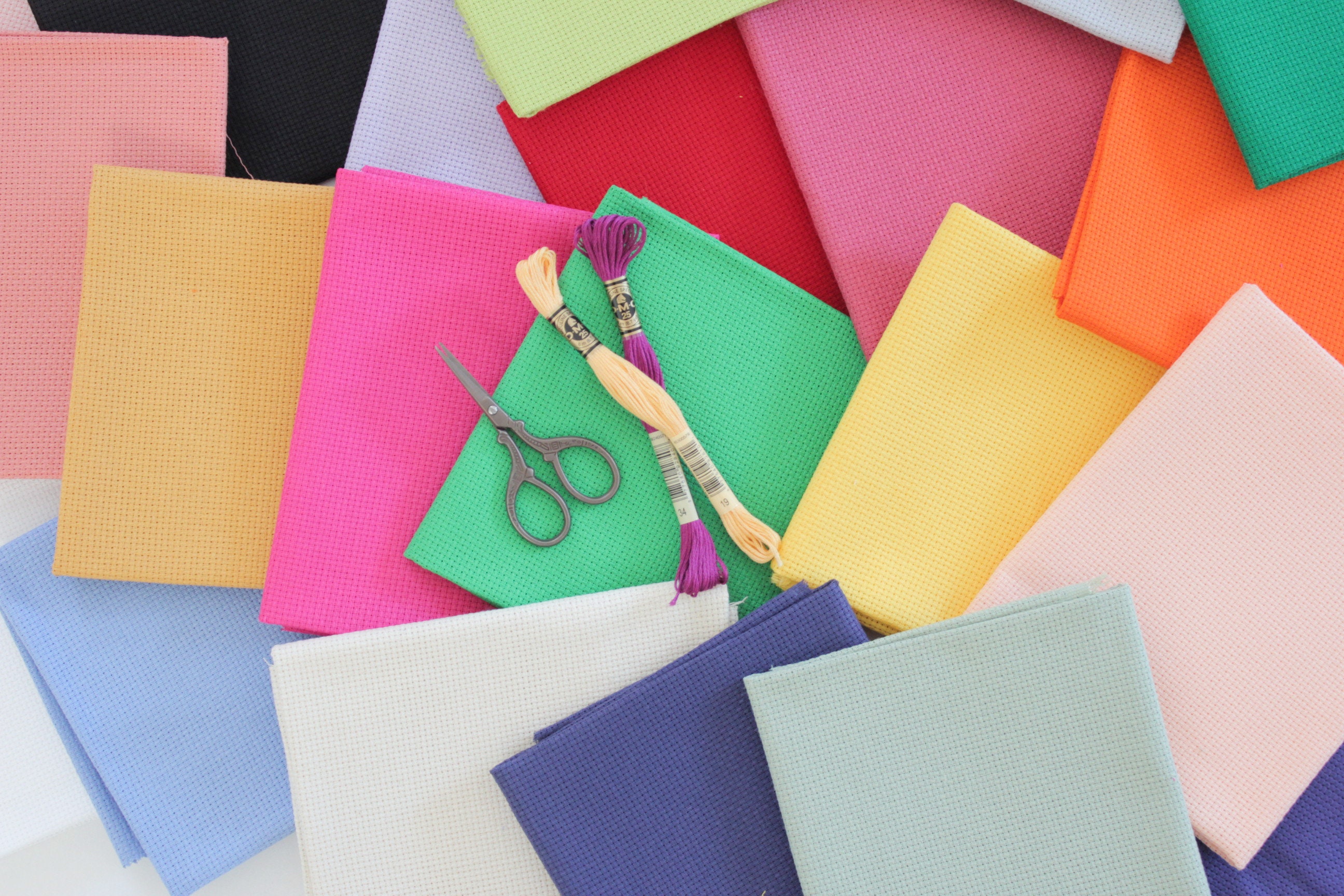 11ct AIDA Fabric 15in X 18in Cross Stitch Fabric Fabric to Etsy UK