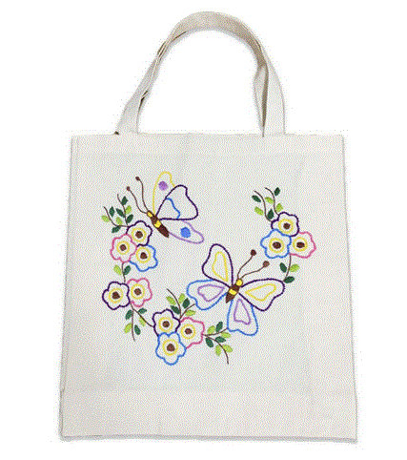 DIY Embroidery Tote Bag Embroidery Kit Gift for Her Modern Etsy