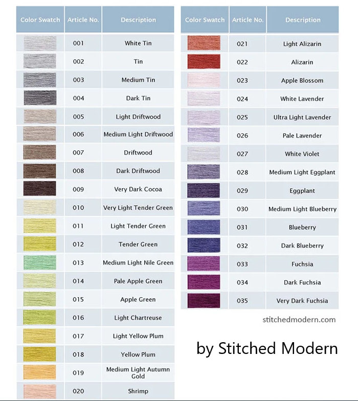 DMC NEW COLORS Embroidery Floss 1 to 35 Embroidery Threads Etsy