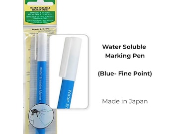 Marqueur soluble dans l'eau 515 CLOVER - Pointe fine, marqueur trèfle, stylo effaçable à l'eau, outils de marquage de tissu, stylo pour tissu, stylo pour tissu