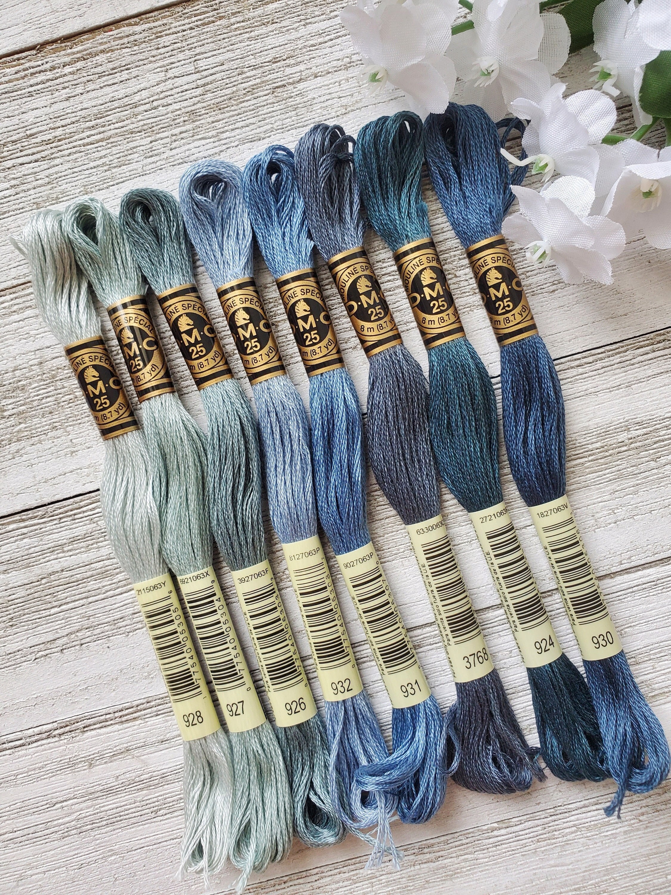 DMC Embroidery Floss Mouline Stranded Cotton Thread For Hand Embroidery And Sewing - Colour No: 3821-6 X 8m Skeins