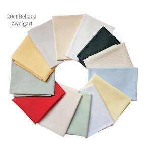 20 ct ZWEIGART Bellana tissu à broder/tissu à armure régulière/tissu pour travaux d&#39;aiguille/tissu point de croix/