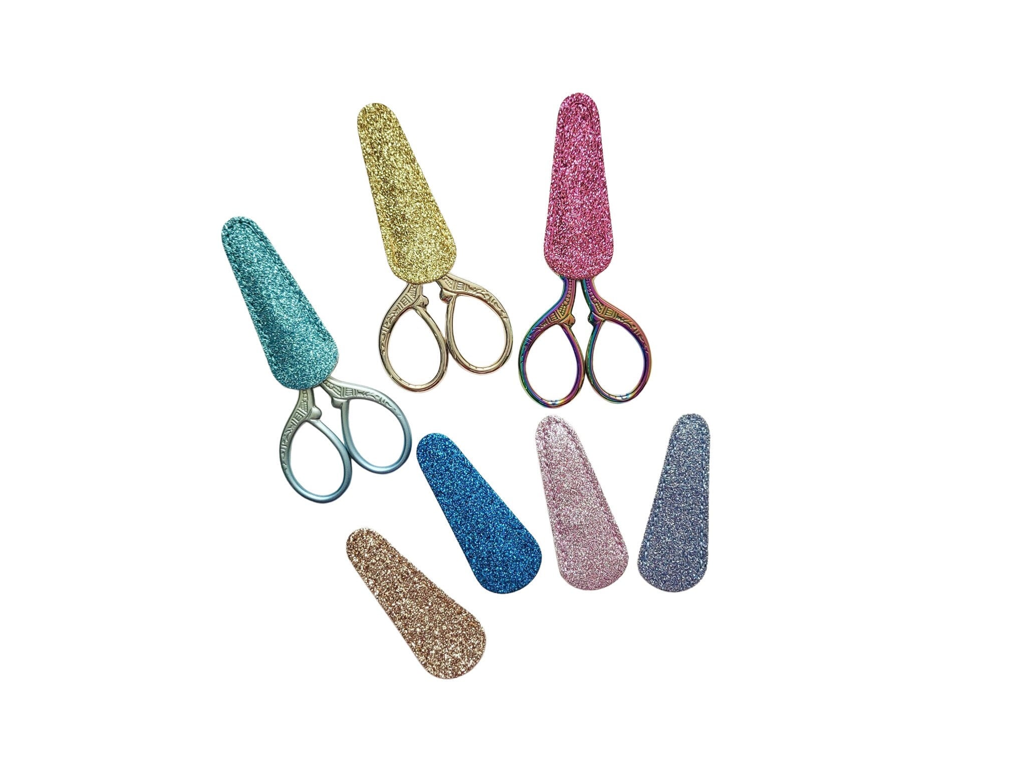 Personalizable Glitter 5in Kid Safe Blunt Tip Scissors, Kid School