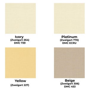 32ct ZWEIGART Lugana (Murano)/ Evenweave Fabric/ Fabric to Cross Stitch - Available in 18" x 13", 18" x 27" and by the Yard image 4