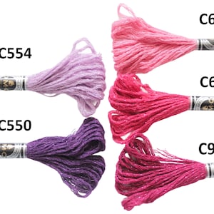 DMC Mouliné Étoile Shimmer Embroidery Floss, Shiny Cotton Thread (8.7 ...