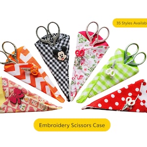 Scissors Case for Embroidery Scissors, Scissor Holder, Dressmaking Accessories, Sewing Accessories, Scissor Sleeve, Scissors Sheath,