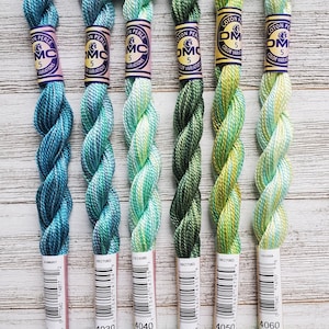 DMC Pearl Cotton Size 5 – Variegated Embroidery Thread, 27 yds image 3
