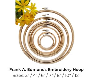 Cercle à Broder Intérieur En Bois - Diamètre 22 Cm, épaisseur 10 Mm, Pour Travaux De Broderie, Créations DIY, Décoration